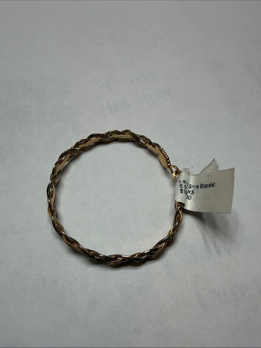 Twisted Rope Bangle Bracelet in Gold